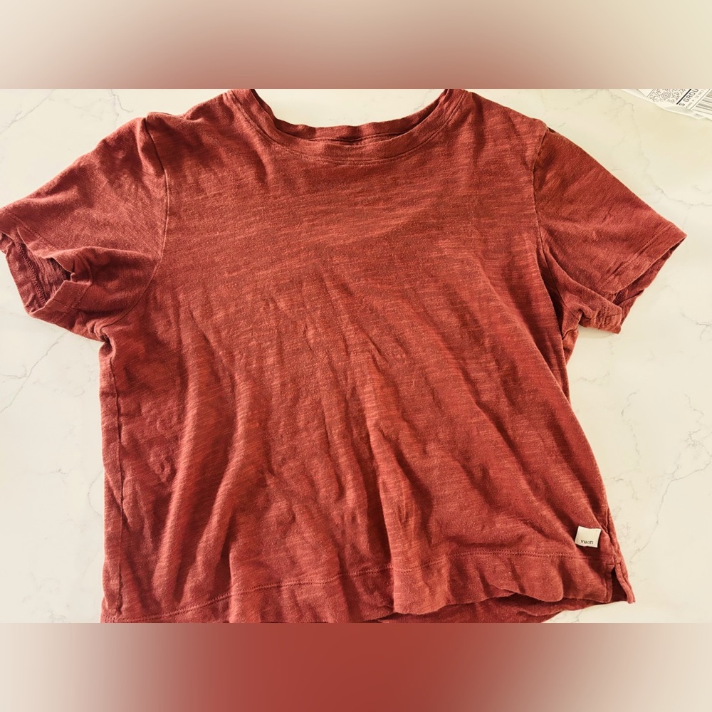 Vuori Sunset tee COLOR- HAZELNUT